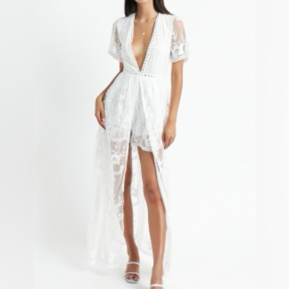 Maxi Playsuit in Lace